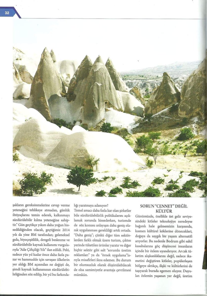 OzanSeny's tweet photo. Sürdürülebilirliğin önemi her alanda günden güne  daha fazla anlaşılırken, sürdürülebilir turizm üzerine 2014'te yazdığım yazı anlamını koruyor.
#DünyaTurizmGünü'müz kutlu olsun. https://t.co/eEQERNwG3V