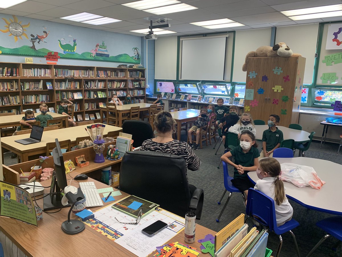mrsrouseroom21's tweet photo. Our first trip to the library this year 📚              #gpp                                 #booksareourfriends https://t.co/y8CQjX7KC6