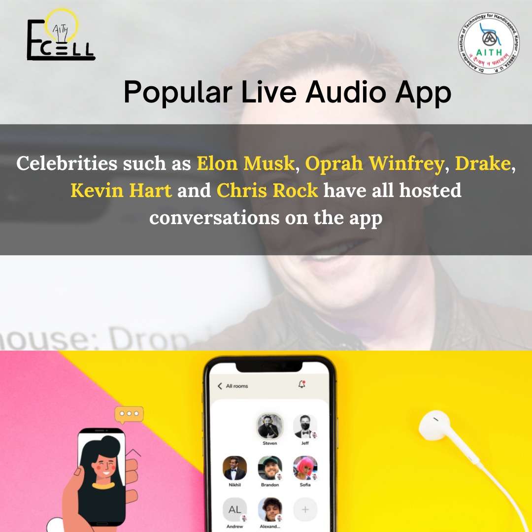 isc_aith's tweet photo. Wondering why you're hearing a lot about Clubhouse lately?
Keeping it's importance in view we bring before you our researched case study in the same.
#ecellaith #sacaith
#clubhouse #startup
#enetrpreneurship 
#businessnow #goals 
#startupindia https://t.co/wj5TrBgkLj