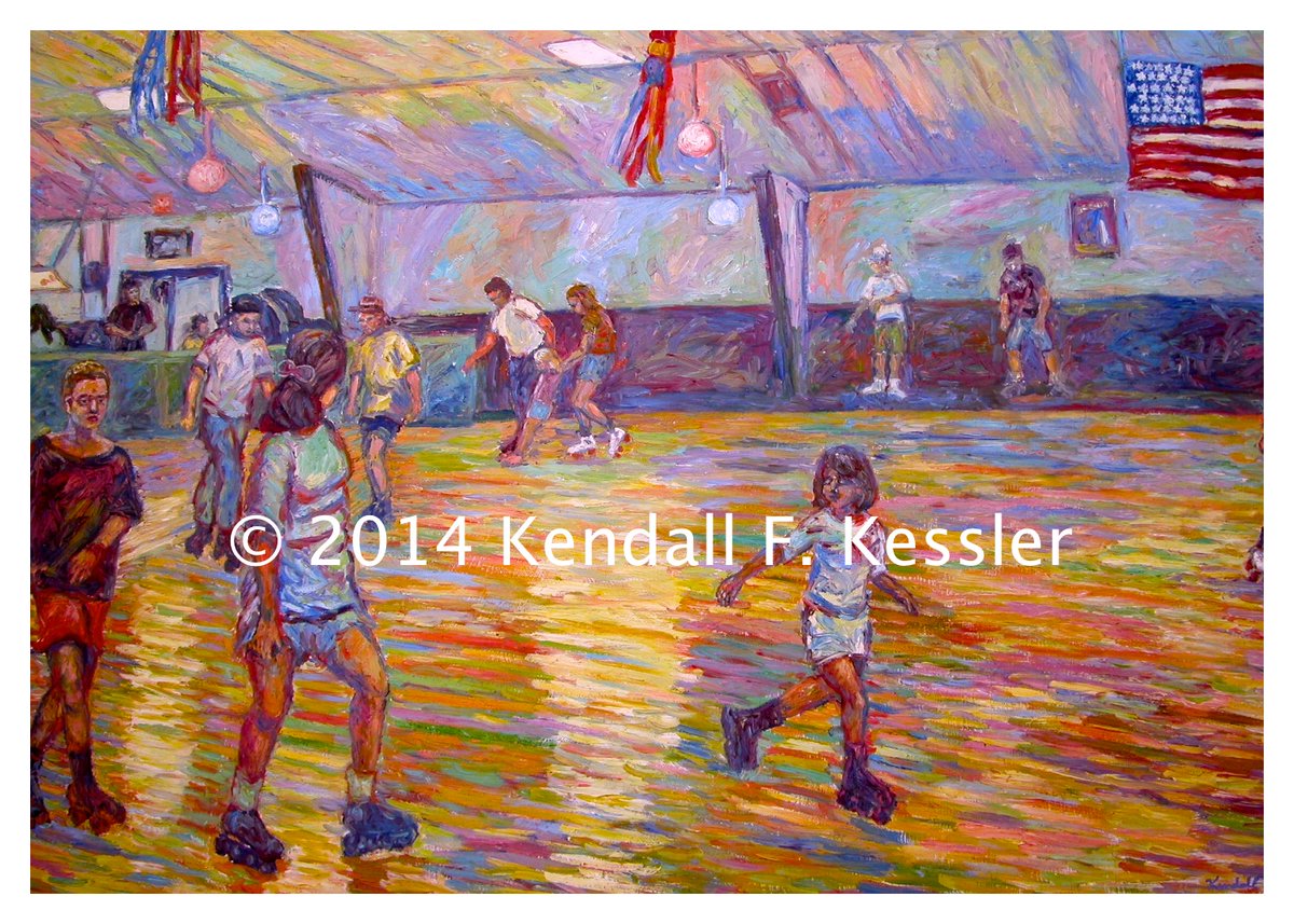 Towheehillart's tweet image. I miss skating in Christiansburg but I do have a number of beautiful paintings of those times. Click on the link to get a better look! manage.wix.com/dashboard/4ec4… #skateroilpaintings #peoplepaintings #kendallkesslerart