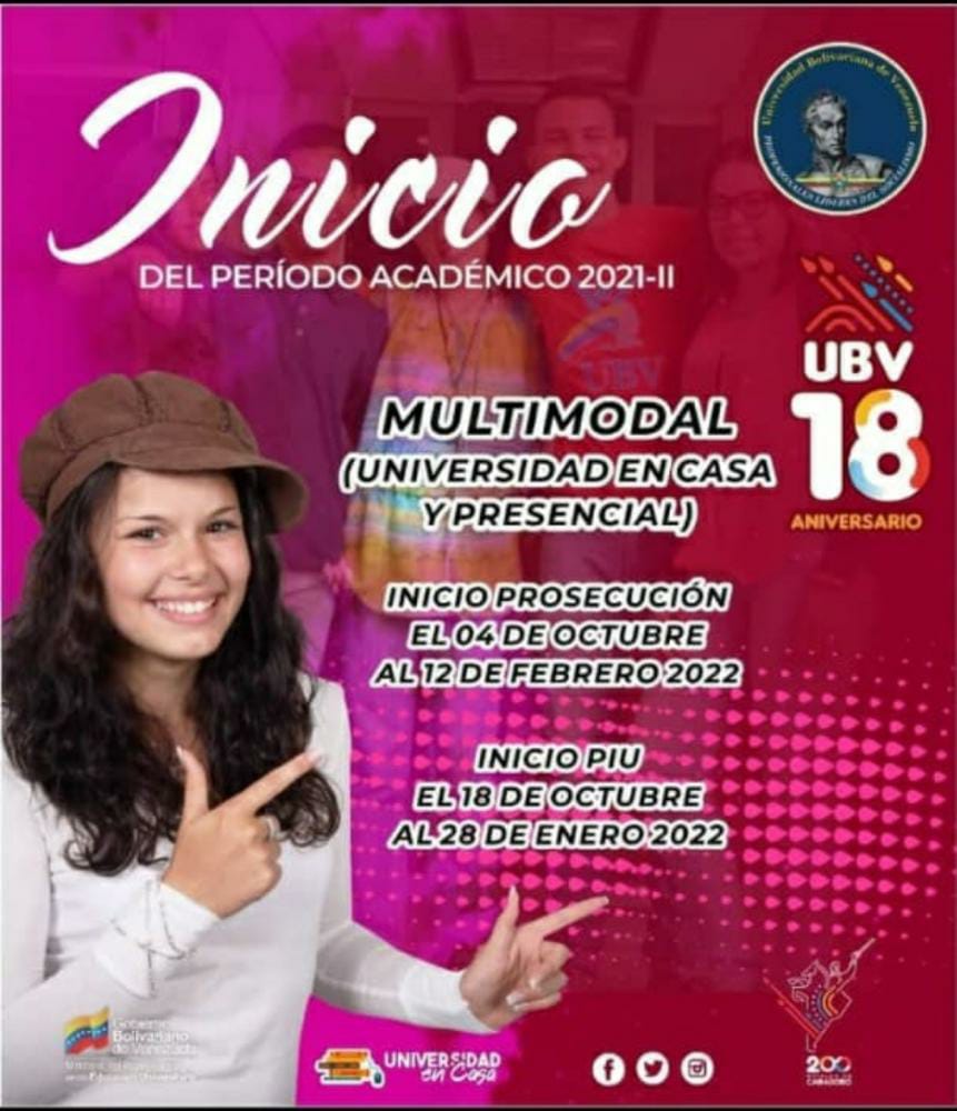 CIPEEUBVZULIA's tweet photo. Continúan las inscripciones en la UBV a través de https://t.co/n7A9dBm4Gh 

@OmarPrietoGob 
@willy_casanova 
@unibolivariana 
@UBVEjeCaciqueM1 https://t.co/33dCAlfu4j
