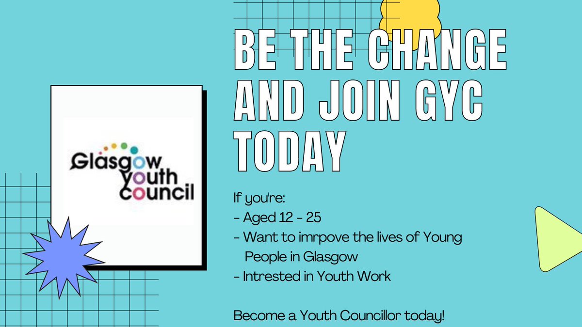 GlasgowYC's tweet photo. Be the change and join GYC today! https://t.co/Qt2uCWKxiX