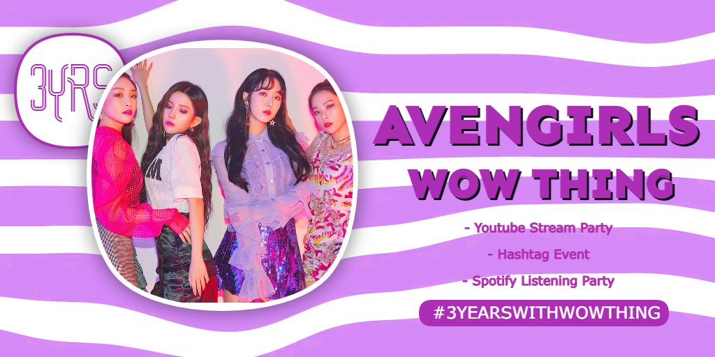 GIDLEILAND's tweet photo. Neverland !

In collaboration with Seulgi Fanbases we will be celebrating using #/3yearswithWOWTHING at 11:50 AM KST ! 

Join us as we count down to 12 AM KST we will stream the song on youtube and spotify !! #GIDLE #AVENGIRLS #WOWTHING #SOYEON #STATIONX0 @G_I_DLE @SMTOWNGLOBAL https://t.co/MoOxSjhELj