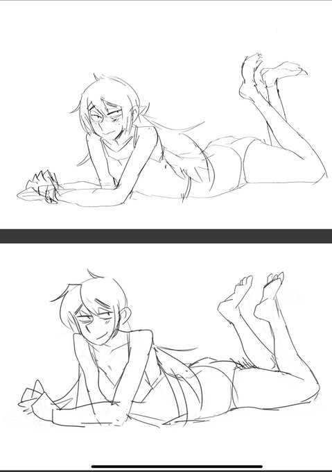 ラフをリメイクしたのですが
良くなったというより上で良しとしていた過去がちょっと恐ろしいなと思いました 