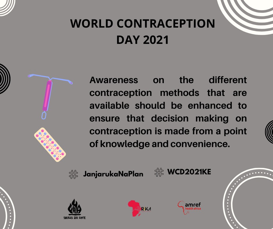 Despite the availability of different contraception methods that are available, there is need to create more awareness.
#JanjarukaNaPlan #WCD2021Ke