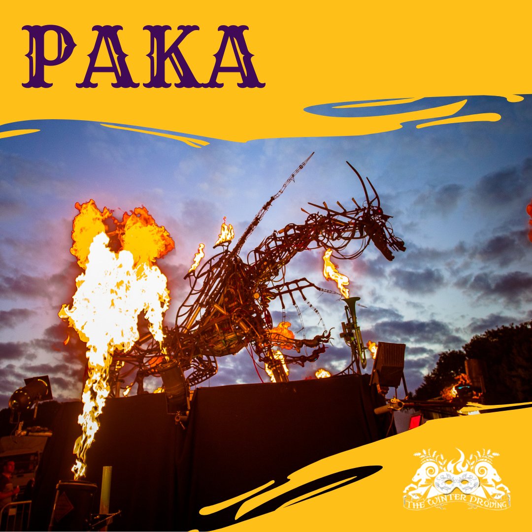 The incredible Fire Breathing Dragon PAKA 🔥 will be joining us on all three days of The Winter Droving.
The larger than life mechanical Dragon will be bringing Fire, Magic and Marvel to the festival.

#Paka #dragon #winterdroving #penrith #cumbria #firebreathingdragon