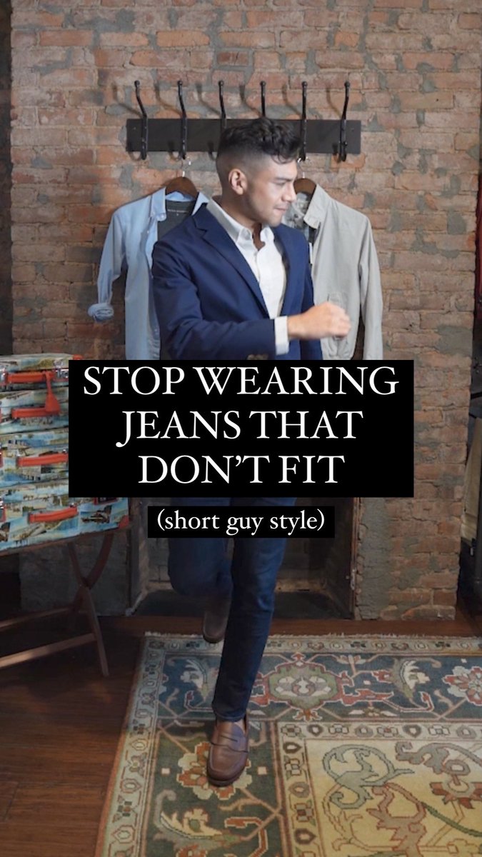 Shot this fun video for <a href="/petermanning/">Peter Manning NYC</a>! FOR THOSE WHO WEAR JEANS - Stop wearing jeans that don’t fit you 😡

Watch: instagram.com/reel/CUU4bc-DF…