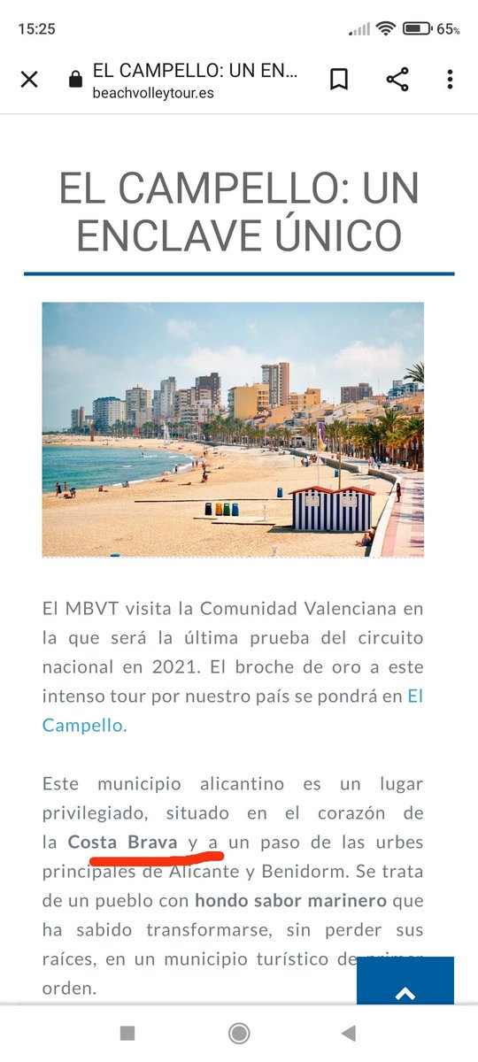 lolasan27's tweet photo. @Nostresport @MadisonBVTour Desde cuando El Campello está en la Costa Brava? Costa Blanca https://t.co/R6YJXvofPa