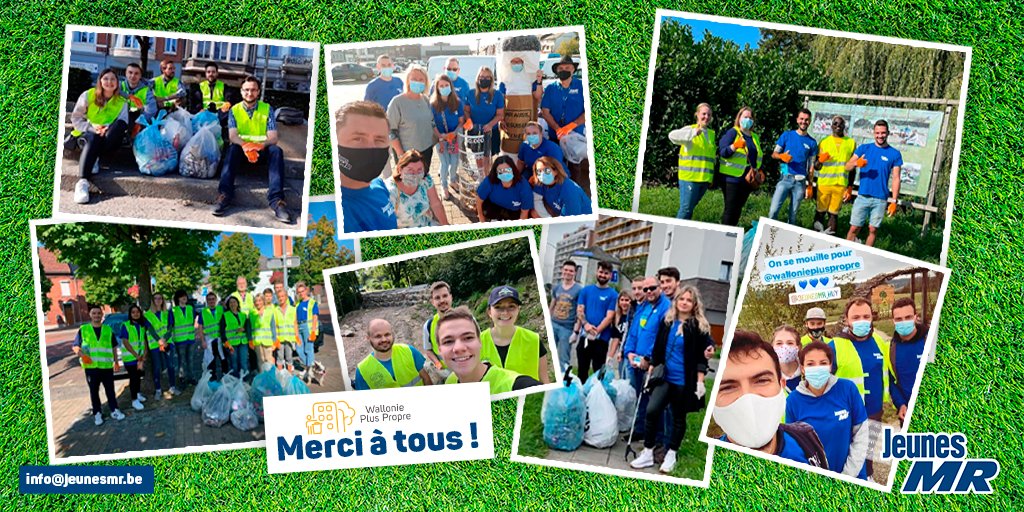 JeunesMR's tweet photo. Félicitations à nos sections locales qui se sont bougées à travers toute la Wallonie pour le #grandnettoyage de #bewapp qui se déroulait du 23 au 26 septembre 💪
Merci et bravo aux membres qui ont participé 👏 https://t.co/Cvg1PBBLdh