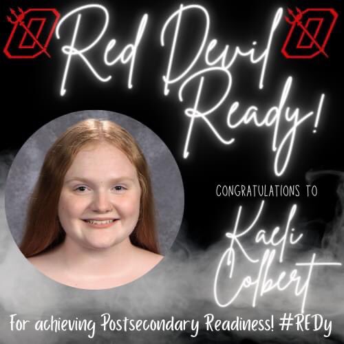 DigitalDevil1's tweet photo. Congratulations to these OHS Seniors who are #RedDevilREDy
These students have met the requirements for postsecondary readiness! #FILD https://t.co/WGHTDm1dbM