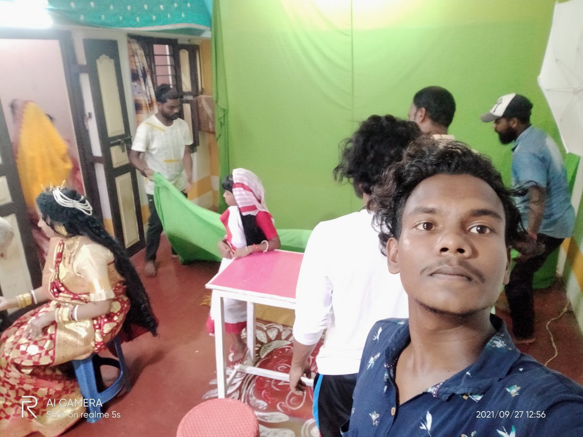 hansdaraz's tweet photo. মহালয়া শুটিং সেটআপ ❤️
#belpahari https://t.co/n24BzSzHo3