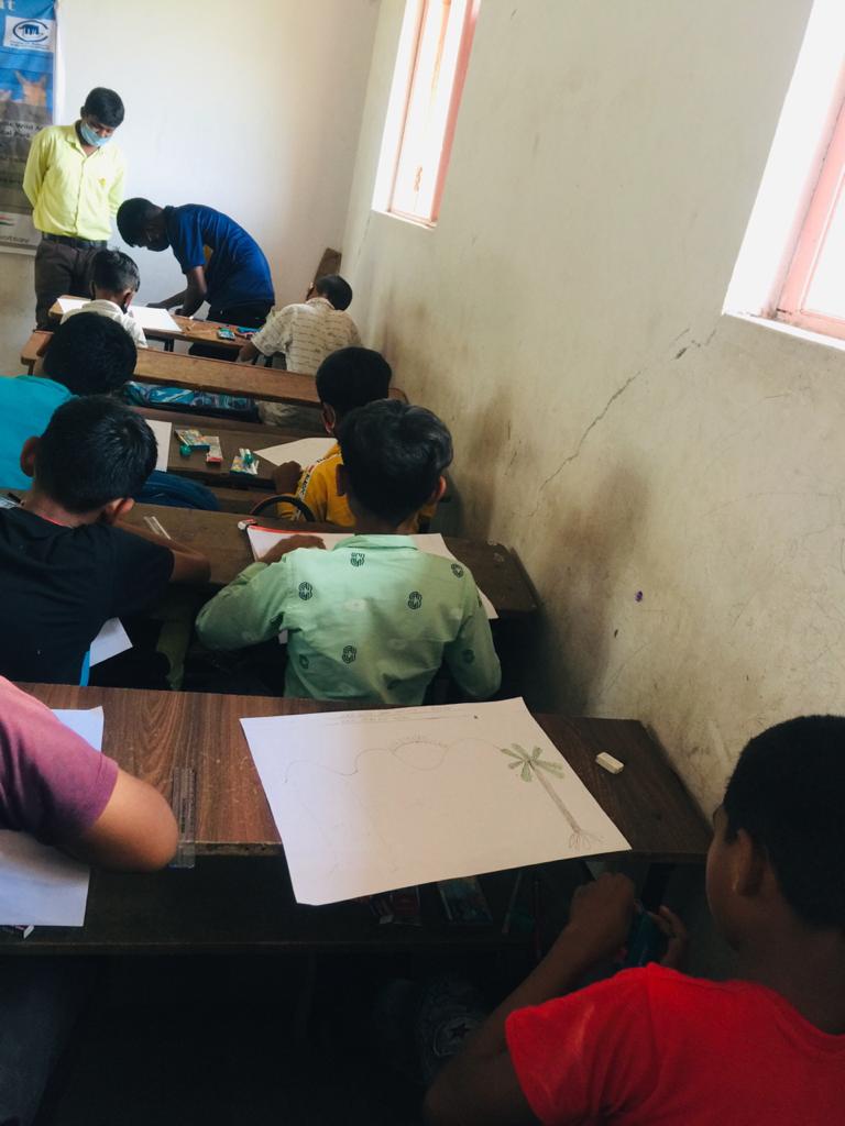 CZA_Delhi's tweet photo. #Week29 @AmritMahotsav #conservation2coexistence outreach campaign highlighting the Indian wild ass commenced at @ParkSardar with a drawing competition on wildlife for students of different age groups! #Indiaat75 #75species75zoos @moefcc @GujForestDept @PIBAhmedabad1 https://t.co/LnMApO1p65
