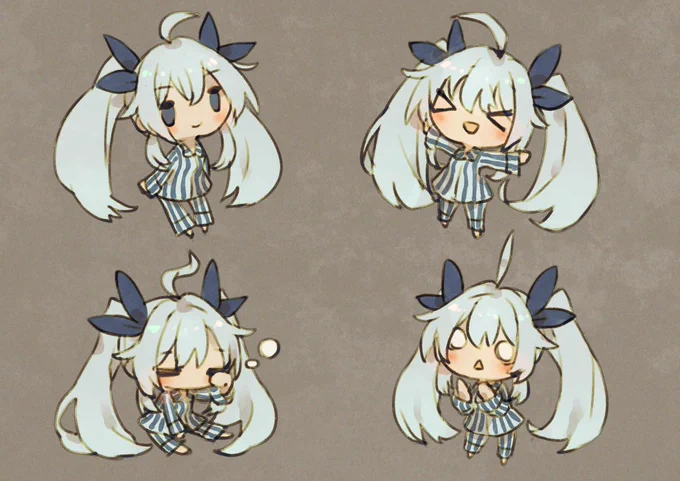 世界一かわいい絵が同時に4つ生まれることもあるのか・・・・
#skeb 