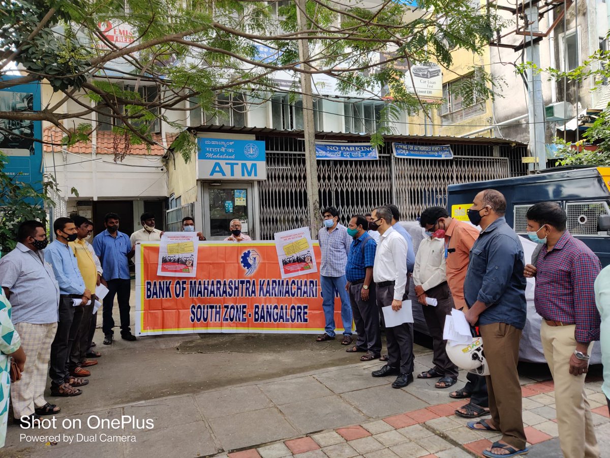 Today strike at Bengaluru Zone
<a href="/nsitaraman/">NSN</a> <a href="/dfs_india/">DFS</a>
<a href="/pawankalyan/">Pawan Kalyan</a> #Staff_Shortage_In_Mahabank 
#strike_In_Mahabank