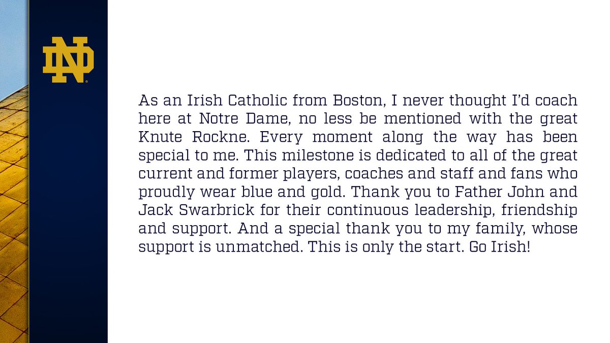 CoachBrianKelly's tweet photo. https://t.co/Y7DS5Hqc1W