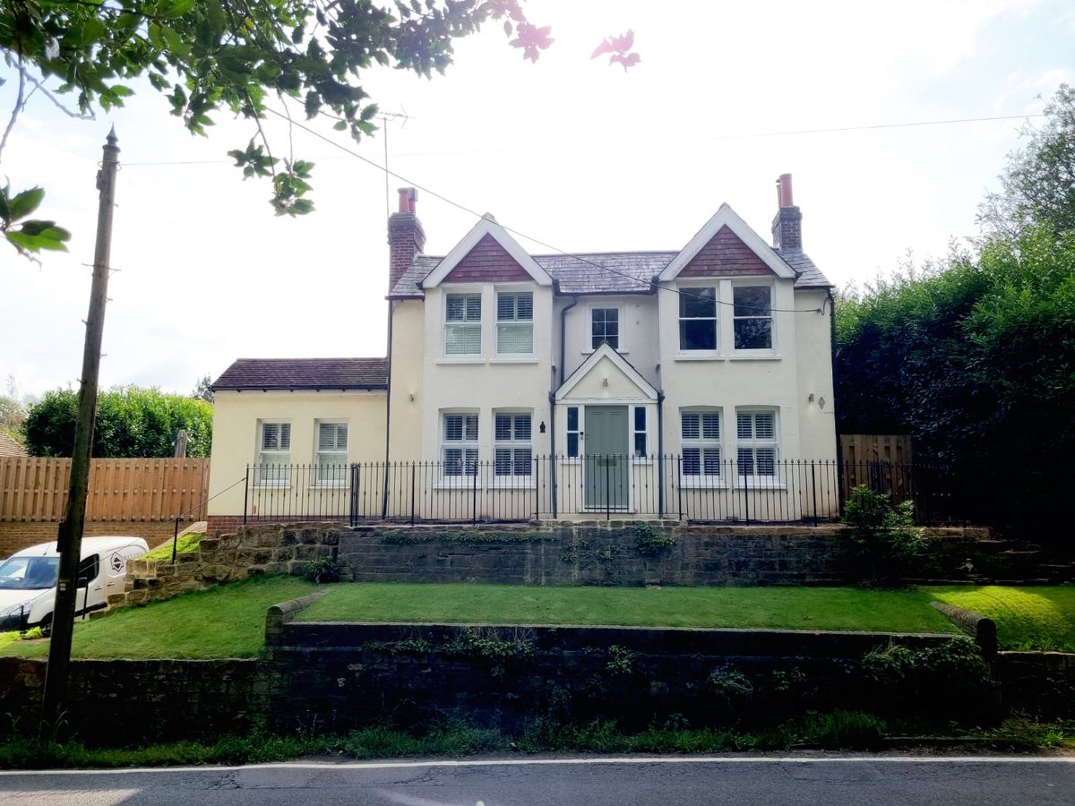 New handrails and railings for this property in Balcombe #steelfabrication #handrails #railings