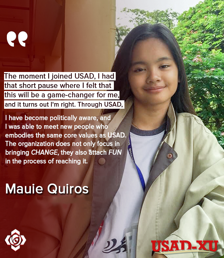 USADXavier's tweet photo. USAD-XU is a factory for leaders who will guide each student they supervise, leaving a legacy that will be passed down from generation to generation. Leaders who uphold the ideals we believe in. ❤️
We stand with The Union of Students for the Advancement of Democracy to bring— https://t.co/edDibOrNCt