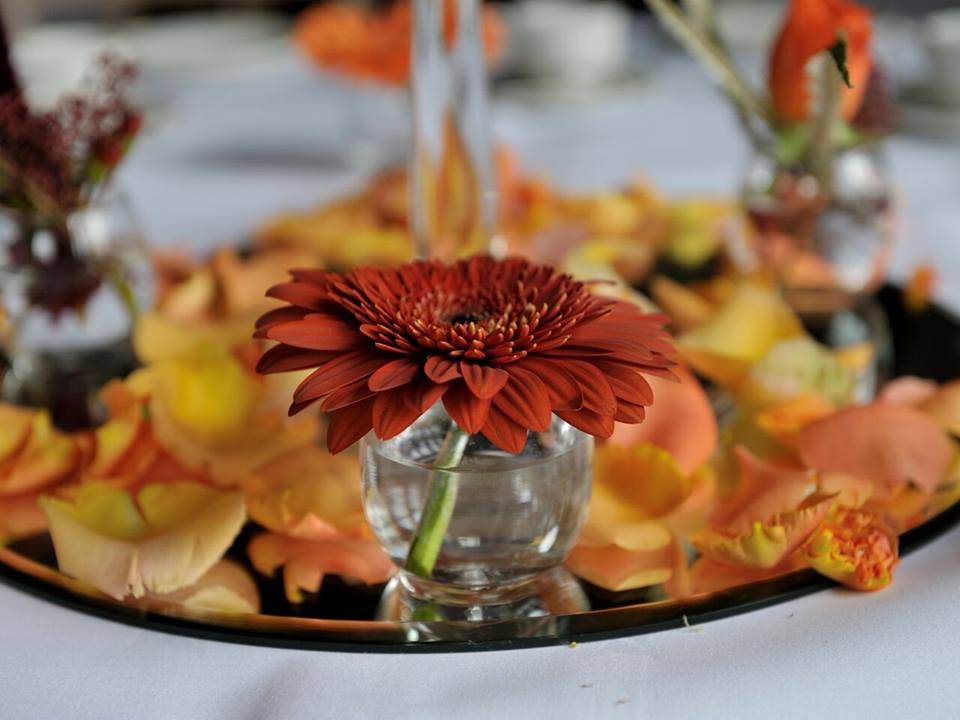 Autumn weddings should contain lots of warm shades and foilage to match, utilising oranges and browns with unusual flowers being a wonderful choice for this time of year. Trees and twigs can also be utilised to give your wedding the autumnal style.  #autumnweddinginspiration