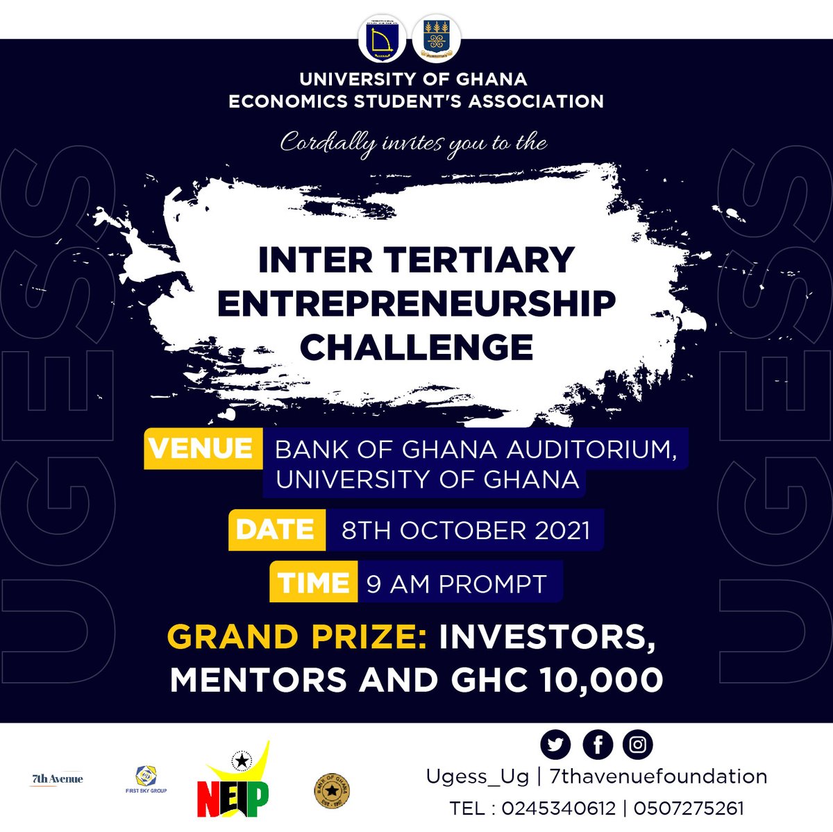 7thavenuefound1's tweet photo. Finally, 🥳🥳🕺💃 we are here!!

Congratulations to the five (5) finalists who are one step closer to winning the grand prizes and becoming the latest entrepreneurs🏅. 

All covid protocols will be observed. See you there!! https://t.co/7ptm9Wer2e