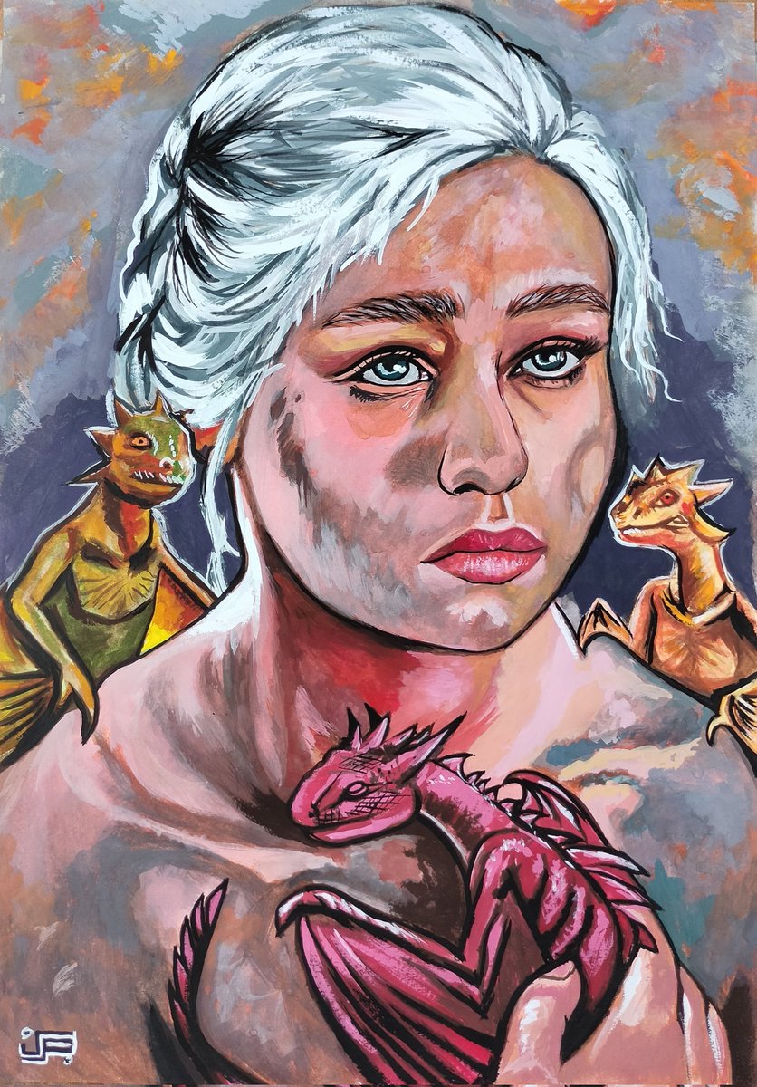 jpdoc_art's tweet photo. GOT mother of dragons. https://t.co/wWCZKEi75t