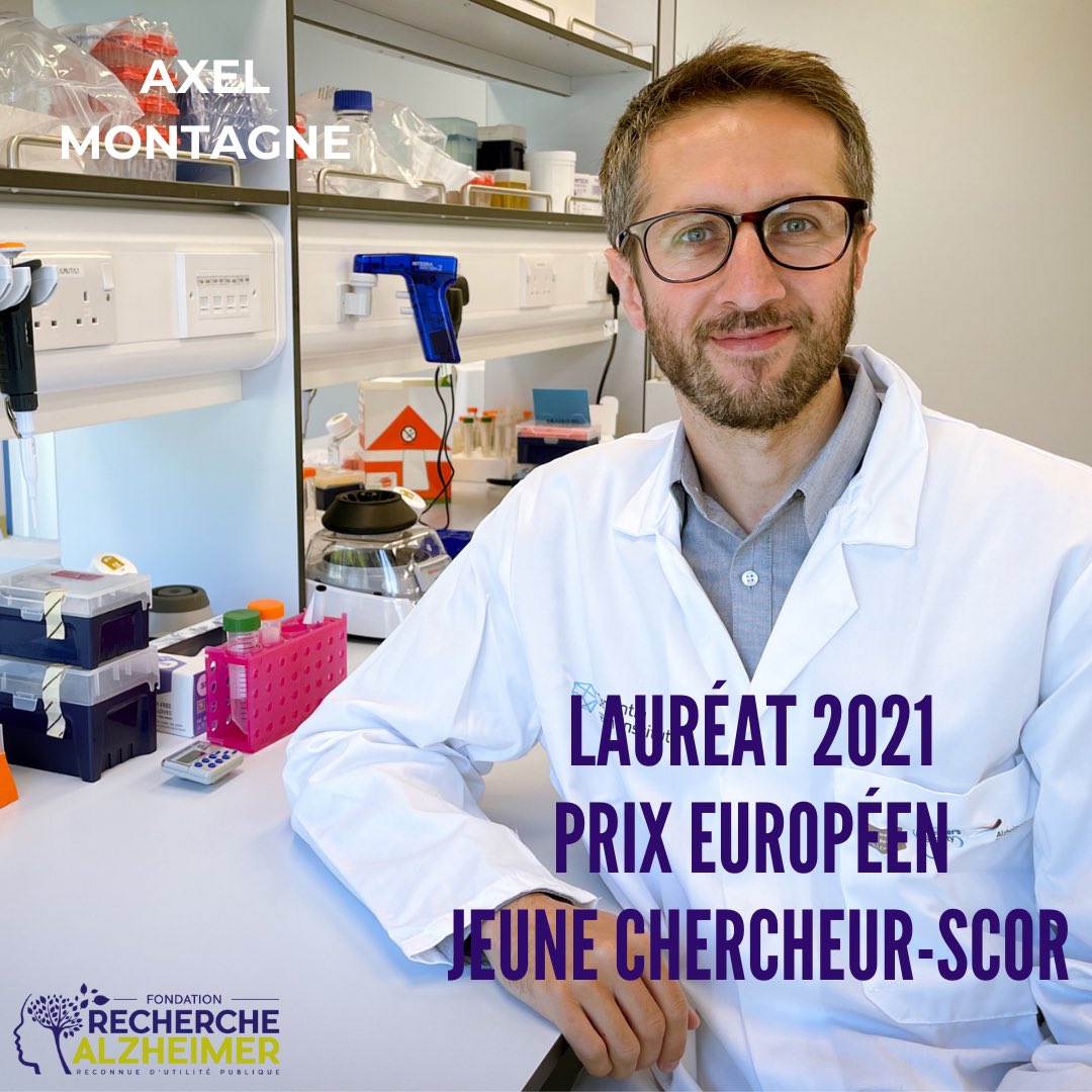 🔬Félicitations à <a href="/AxL_Montagne/">Dr. Axel Montagne, PhD</a> du <a href="/UKDRI/">UK Dementia Research Institute</a> lauréat du Prix Jeune Chercheur-SCOR 2021 pour ses travaux sur les dysfonctionnements cérébro-vasculaires. 
<a href="/SCOR_SE/">SCOR</a> 👉 alzheimer-recherche.org/recherche/nos-…