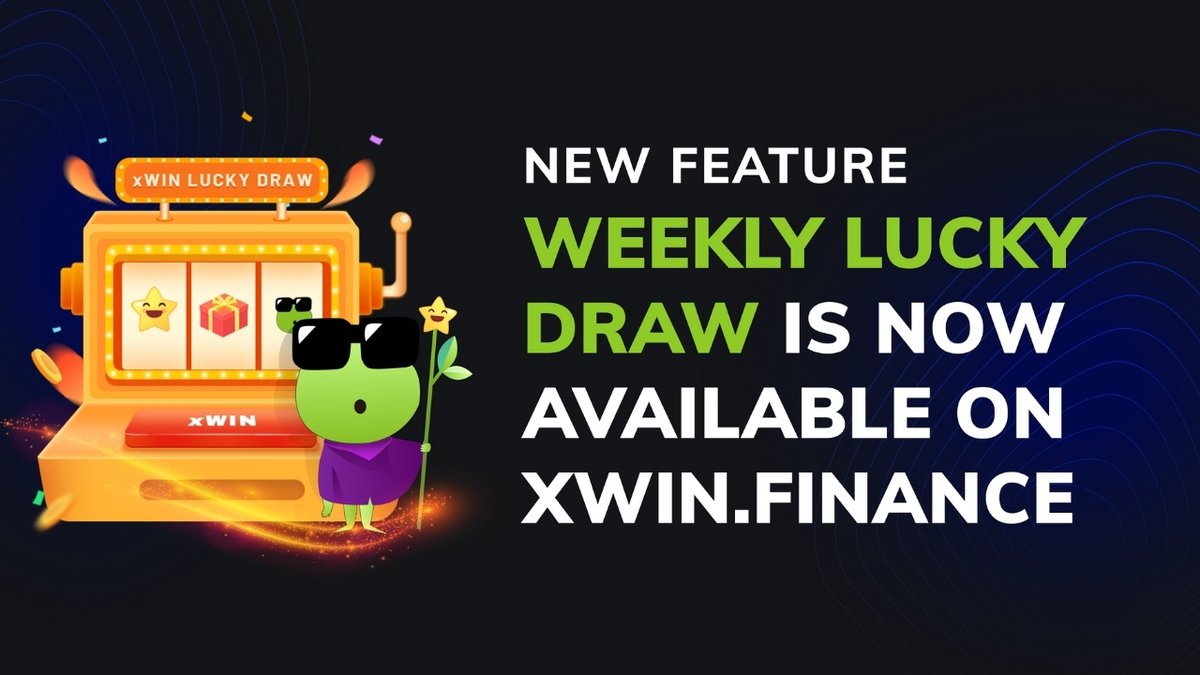 xwinfinance's tweet photo. Wanna win some free #tokens?
🌟xWIN Weekly Lucky Draw🌟
✅FREE /no ticket buying
✅One-off registration = automatically enroll you for EVERY round of #LuckyDraw
✅Prize: #XWIN
🎁First 100 people registered before Sep30th 22:00JST &amp; Retweet this will get #airdrop
🚨Details below⬇️ https://t.co/e0A5Fx2q4W