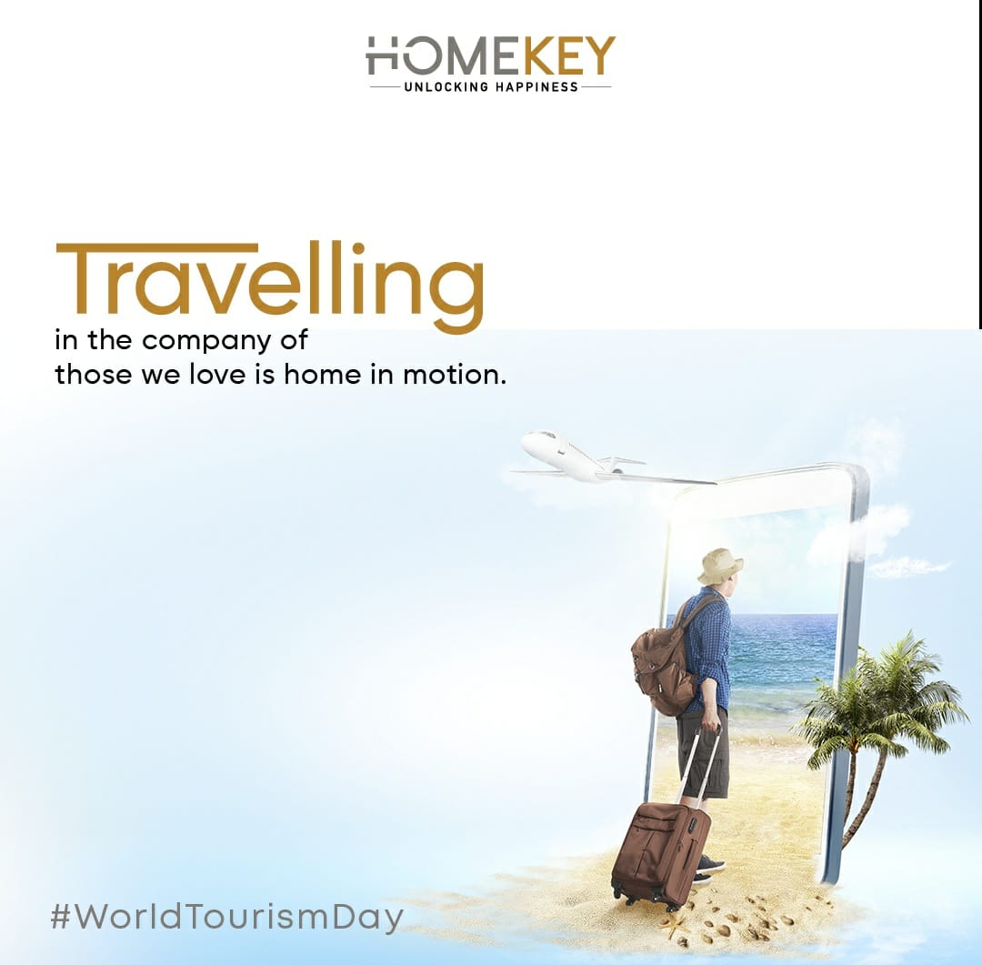 Homekeyconsultn's tweet photo. Homekey wishes everyone a Happy World Tourism Day. Go get your peace! 

#worldtourismday #tourismday #worldtourismday2021 #tourism #tourismindia #tourtheworld #roam #homebuyers #delhincr #construction #noida #noidacity #noidadiaries #noidagram #greaternoida #ncr #realestate https://t.co/fXwYiV6zjO