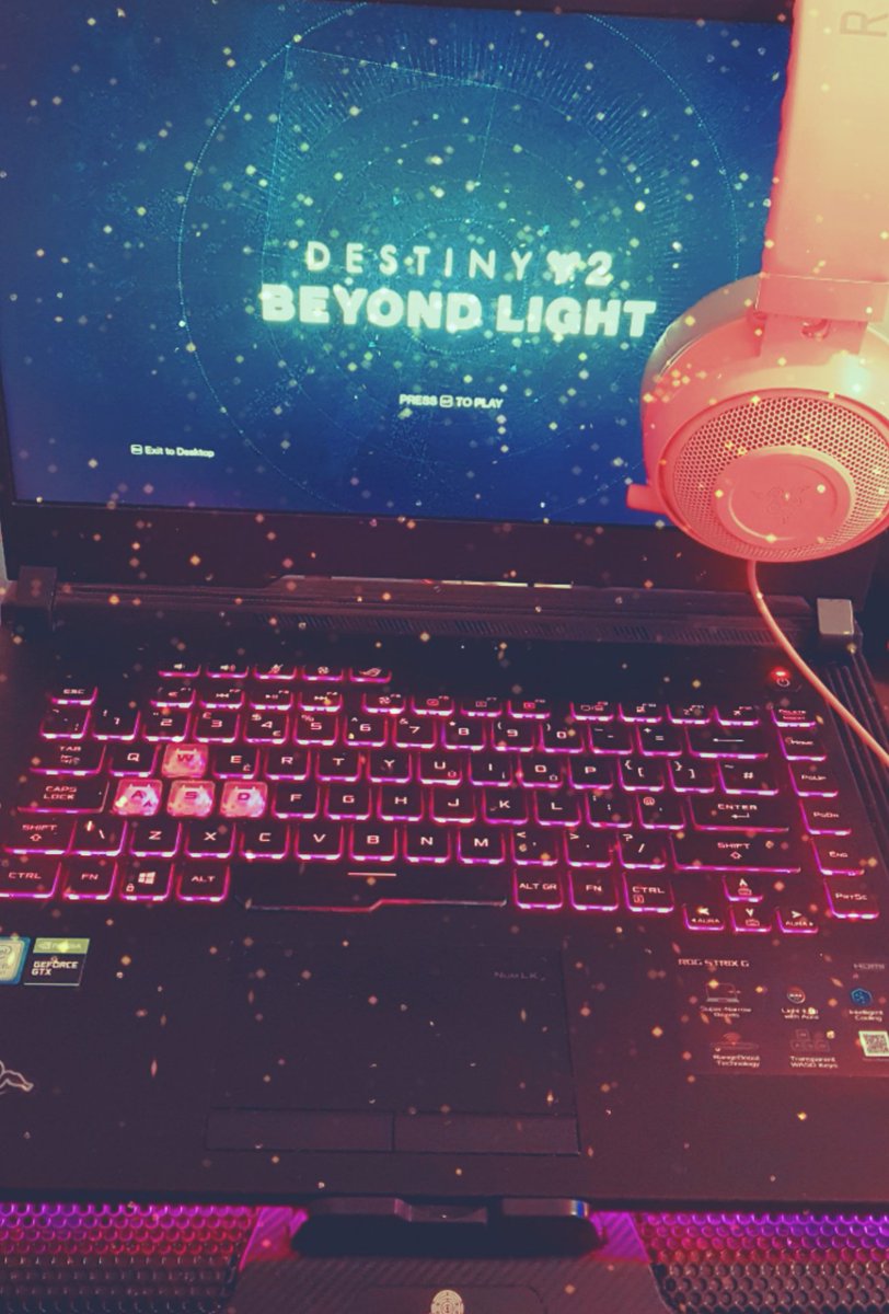 LegitPotato93's tweet photo. Destiny 2 it is!! #gamergirl #streamer #streamergirl #Destiny2 #ROGpc #Razer https://t.co/4A8ZvsV90r
