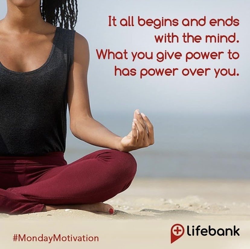 onedonorapp's tweet photo. It all begins and ends with the mind. What you give power to has power over you. 

#MondayMotivation #inspirational #SaveALife https://t.co/ZKzxR76cqv