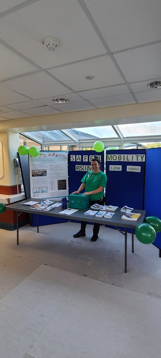 Happy Safer Mobility Week! #zeroharm Come down and see our stand by the canteen and take part in our quiz with prizes on offer! #safermobility #fallsprevention #sim #TUHworkingtogether