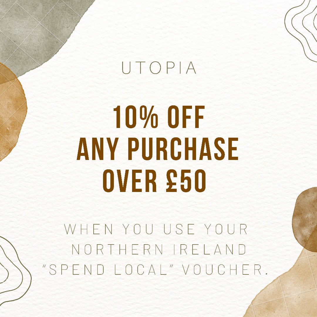 UtopiaBelfast's tweet photo. Shop local, shop independent. 
#Belfast https://t.co/lr1bLFIt00