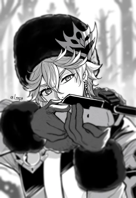 охотник
--

#原神 #genshinimpactfanart 
#childe #tartaglia 
