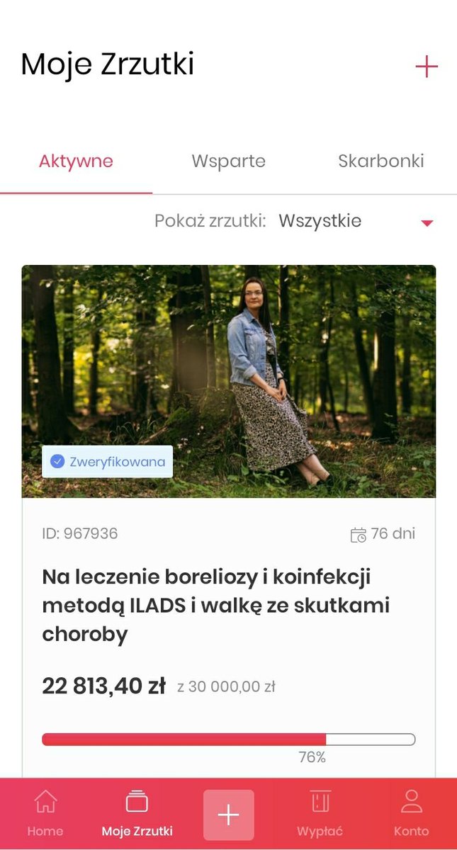 JoannaHasnik's tweet photo. Zrzutka nadal trwa 💪 Jeszcze trochę brakuje, aby leczyć się spokojnie przez rok 🤗
https://t.co/wUUepDDdQZ https://t.co/pKhuJrzOny