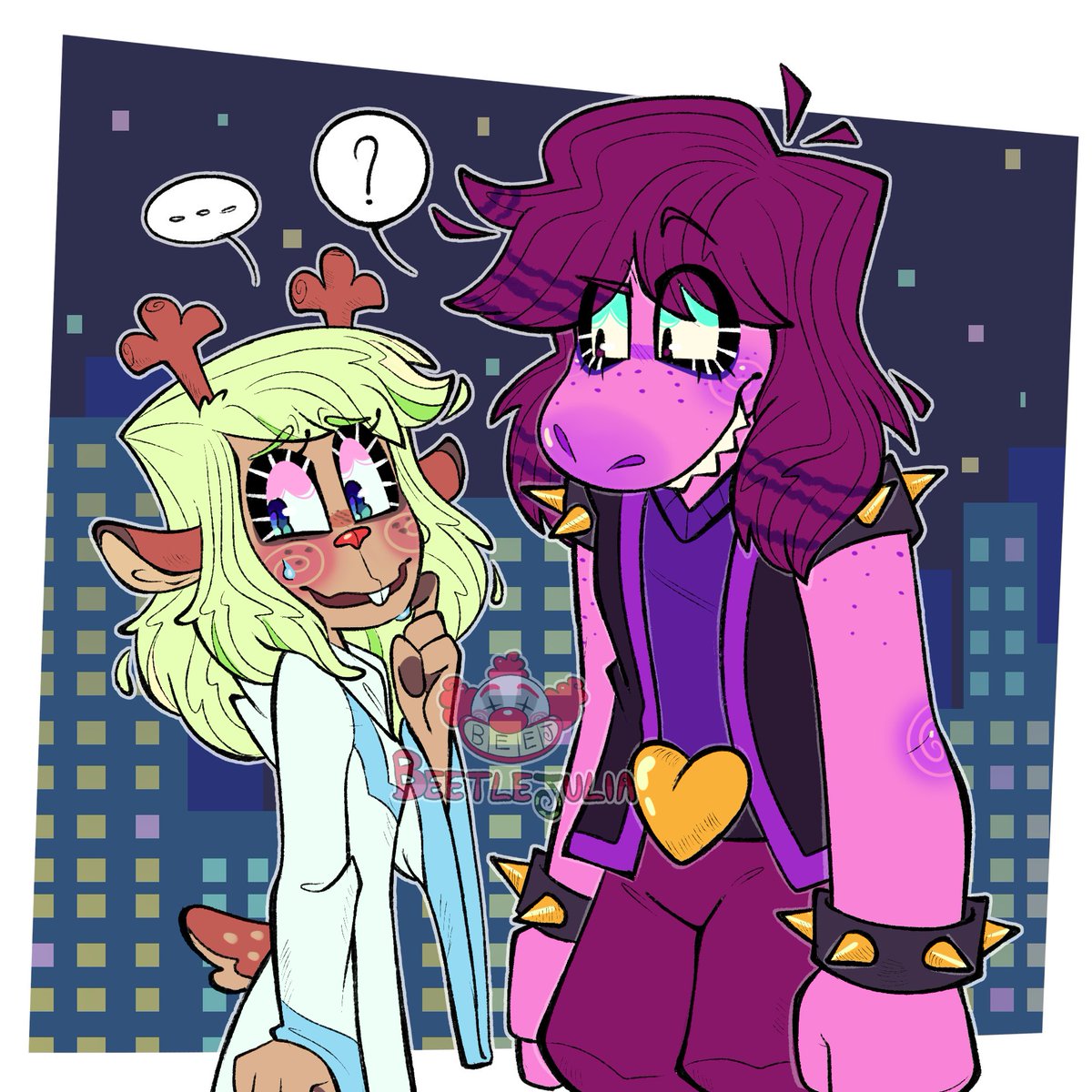 BeejTheClown's tweet photo. #beetlejulia #beej #digitalart #drawing #cartoon #aesthetic #deltarune #deltarunequeen #lancer #noelle #susie #tobyfox #ralsei #deltarunesusie #deltarunenoelle #deltarunefanart #undertale #deltarunelancer #darkners #deltarunechapter2 #kris #noelleholiday #spamton #suselle https://t.co/T0cy01UQRk