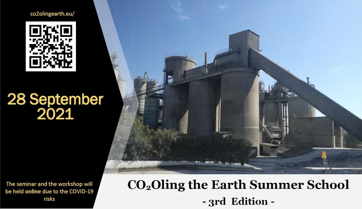 Τhe 3rd edition of the CO2oling the Earth Summer School is here! 
The Summer School will be held online on September 28th.
Feel free to register in co2olingearth.eu.. for free!

#CO2capture #CO2utilization #GreenNewDeal