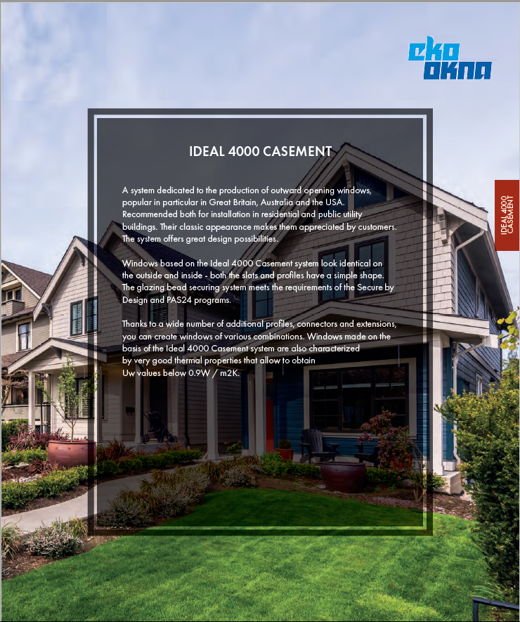 EkoOknaSA's tweet photo. Our Ideal 4000 casement system dedicated to the production of outward opening windows. Owing to their classic look, they meet the customer's approval. 

Are you interested in? 
Check this out at https://t.co/RW7lkMbVKJ

#ekookna #ideal4000casement https://t.co/N5gCSV1a84
