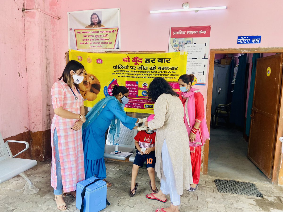 NootanDr's tweet photo. Polio booth at PHC palra https://t.co/ZRL1IdWqu0
