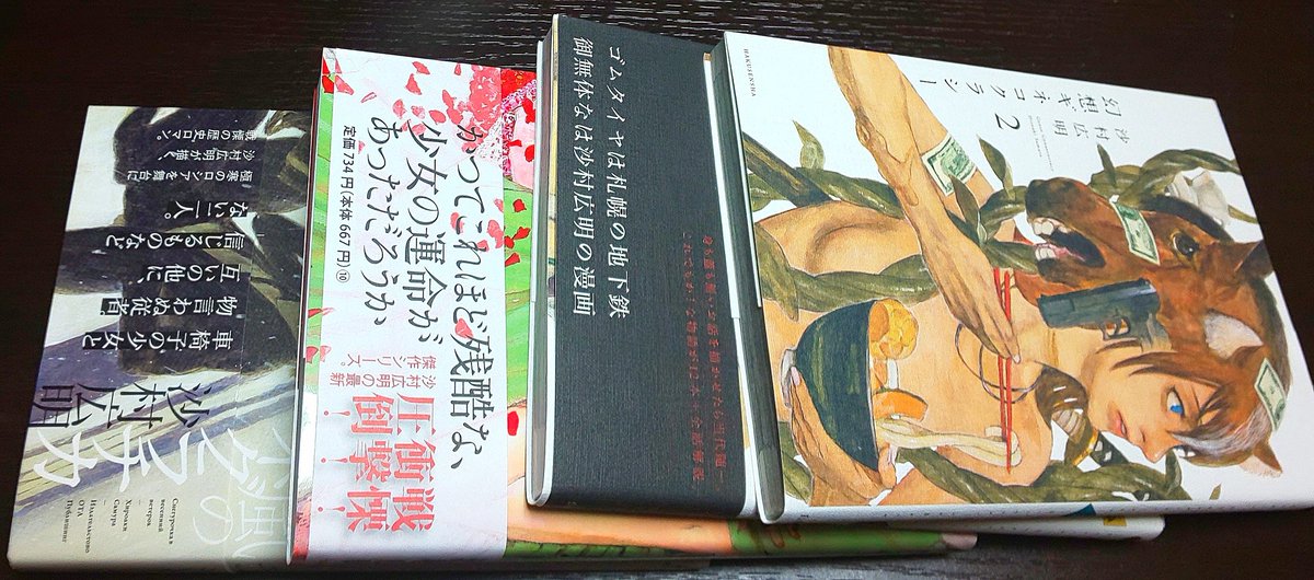 思う所あって、未読だった沙村広明先生の漫画(新品)を大人買いしてきました。
過剰摂取は危険な気がする。 