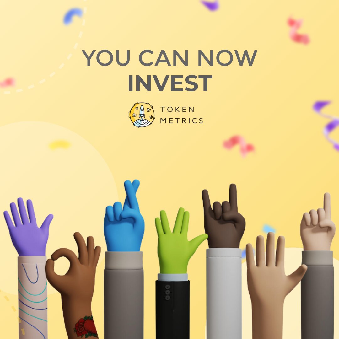 tokenmetricsinc's tweet photo. Token Metrics family, thank you for reserving your investment in the Token Metrics crowdfunding round. We are excited to tell you that our form C has been filed with the SEC. You can now make your investment and own a share in our company. 🎉🥳

https://t.co/ga66Ijn5wO https://t.co/K4iMAMgT4v