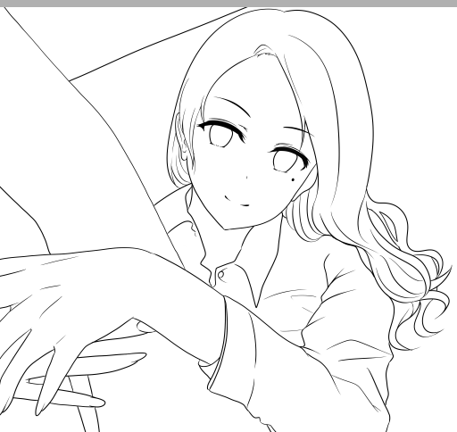 線画まで('∀`) 