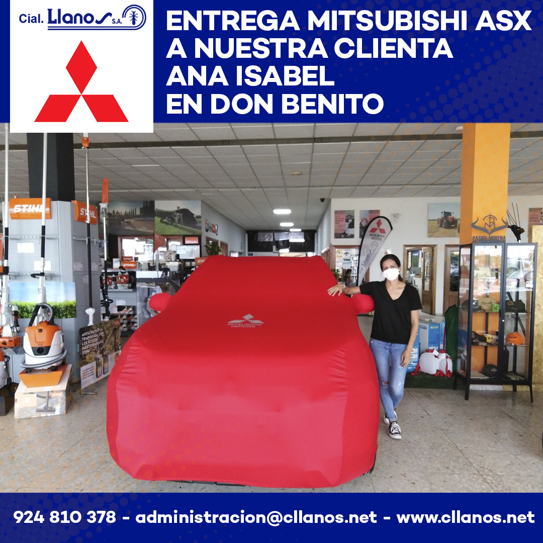 CialLlanos's tweet photo. ENTREGA MITSUBISHI ASX A NUESTRA CLIENTA ANA ISABEL EN DON BENITO!!
Este mes de Septiembre hemos entregado un magnífico Mitsubishi ASX.

📩 administracion@cllanos.net
☎️ 924 810 378
 📱  669 413 058
#Mitsubishi #comercialllanos https://t.co/S2d96zC2YD