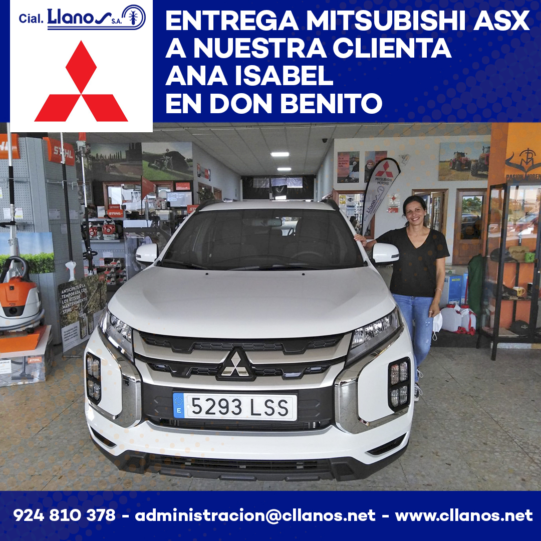 CialLlanos's tweet photo. ENTREGA MITSUBISHI ASX A NUESTRA CLIENTA ANA ISABEL EN DON BENITO!!
Este mes de Septiembre hemos entregado un magnífico Mitsubishi ASX.

📩 administracion@cllanos.net
☎️ 924 810 378
 📱  669 413 058
#Mitsubishi #comercialllanos https://t.co/S2d96zC2YD