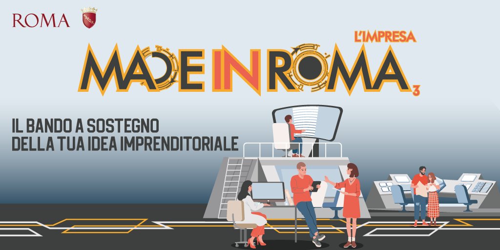 Roma's tweet photo. #MadeinRoma, è in corso il terzo bando per finanziare a fondo perduto piccole #imprese e #startup nelle zone periferiche e in alcuni quartieri specifici della città. Domande entro l'11 ottobre 2021.

Info 👉 https://t.co/fXZSGPXI8s https://t.co/9fhKkCDrnf