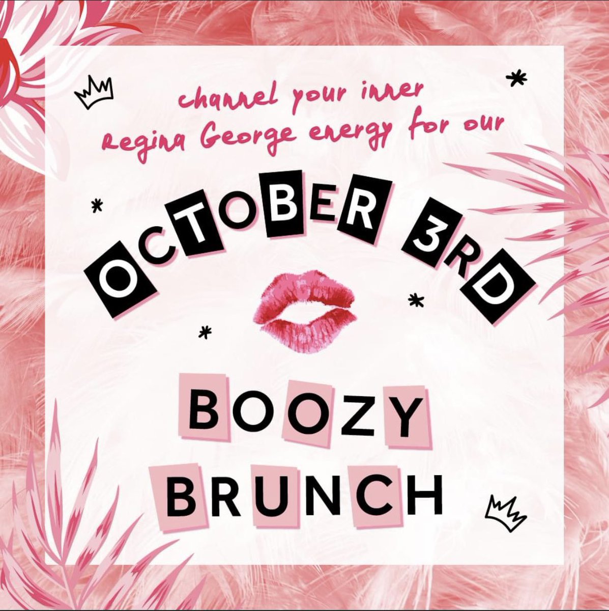 Get in loser we’re going brunching😆 From October 3rd… something special is coming💕💖💗💞

Book Now on 0161 6964859 or click the link in our bio!🤍🥰