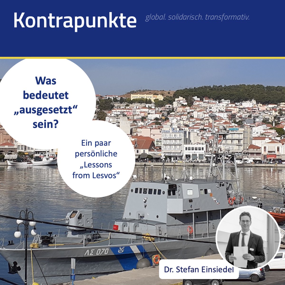 kontrapunkteZGF's tweet photo. In unserem neuen Beitrag berichtet Stefan Einsiedel über seine #LessonsFromLesvos während der Summer School auf #Lesbos. 
#menschenrechte #europe #seebruecke #refugee #asylum
#asylumseekers #refugeecrisis #solidarityatsea
#münchen #summerschool #philosophie https://t.co/WPoaFuMzvj