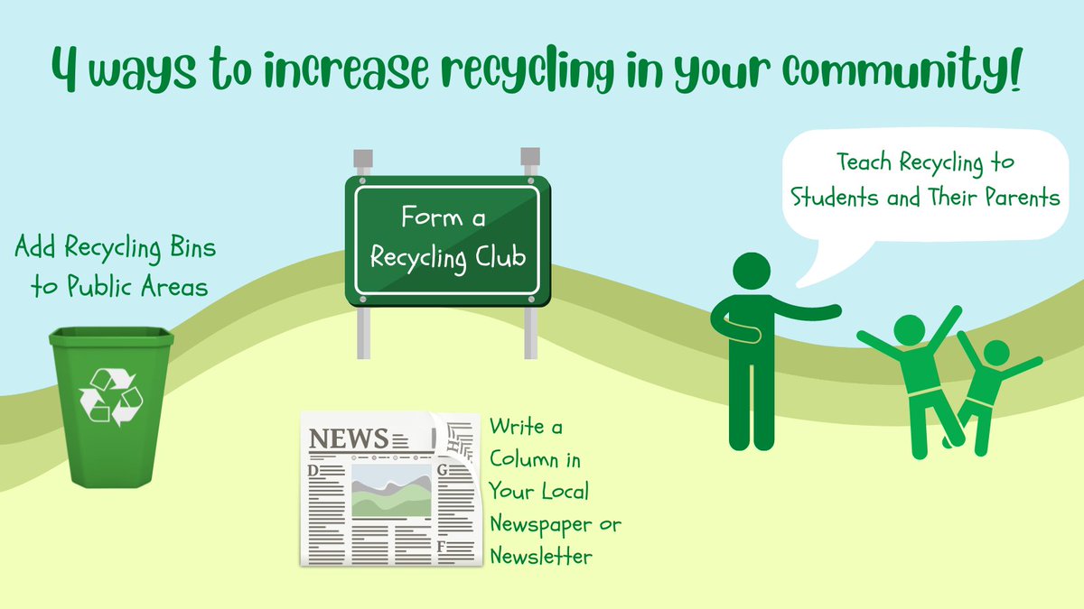 TwipesUK's tweet photo. Recycling week ♻️ may now be over but there are still so many ways to get involved! Take a look at our infographic below to find out 4 ways you can improve the recycling in your community! 👫🌳🏘 #recycleweek #twipesteam #smallswaps https://t.co/DbtAWpI86Y