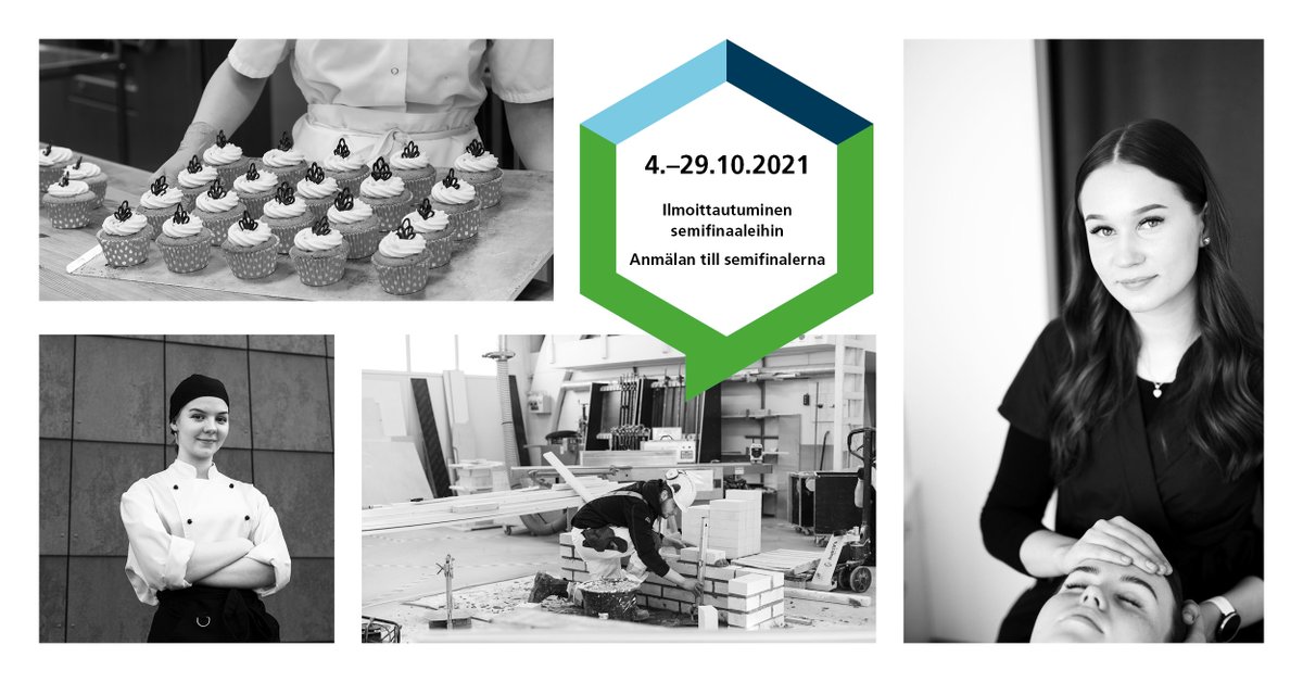 Ilmoittautuminen Taitaja2022-semifinaaleihin käynnistyy tasan viikon kuluttua. Kilpailulajeja on 45, joista kolme on TaitajaPLUS-lajeja. Löydä oma lajisi ja lähde mukaan unohtumattomalle Taitaja-matkalle!
#taitaja2022 #työniloa #mästare2022 #arbetsglädje