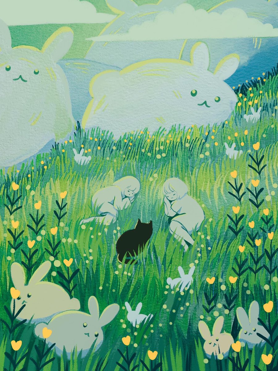 titsay's tweet photo. lush greens, comforting blues https://t.co/bumL46LX61