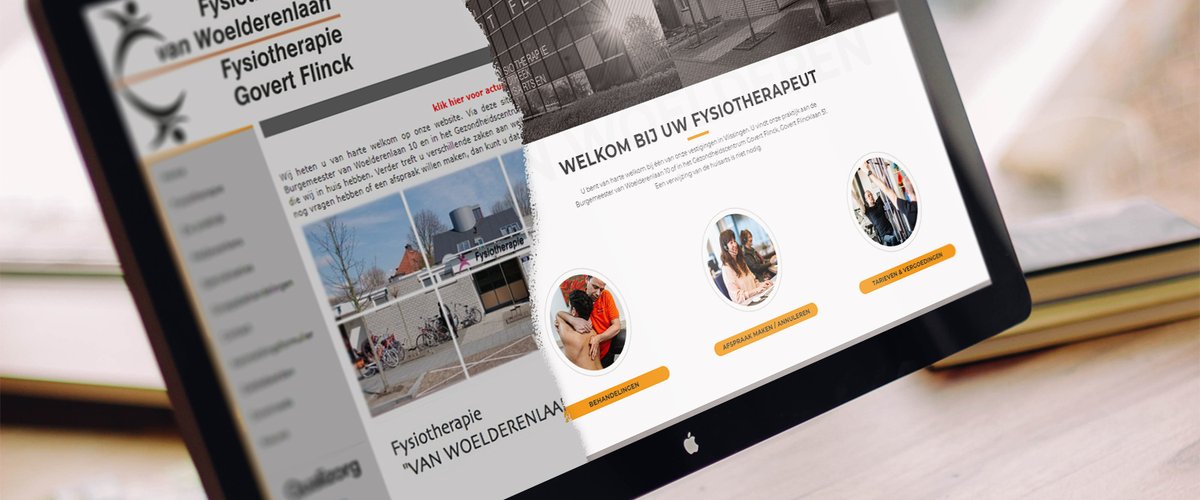 frisbeebv's tweet photo. Nieuwe professionele website voor Fysiotherapie van Woelderen/Govertflinck. Meer info: https://t.co/EJ6tqi6MNe
#website #fysiotherapie #Vlissingen #Zeeland https://t.co/z9WlwIp3VB