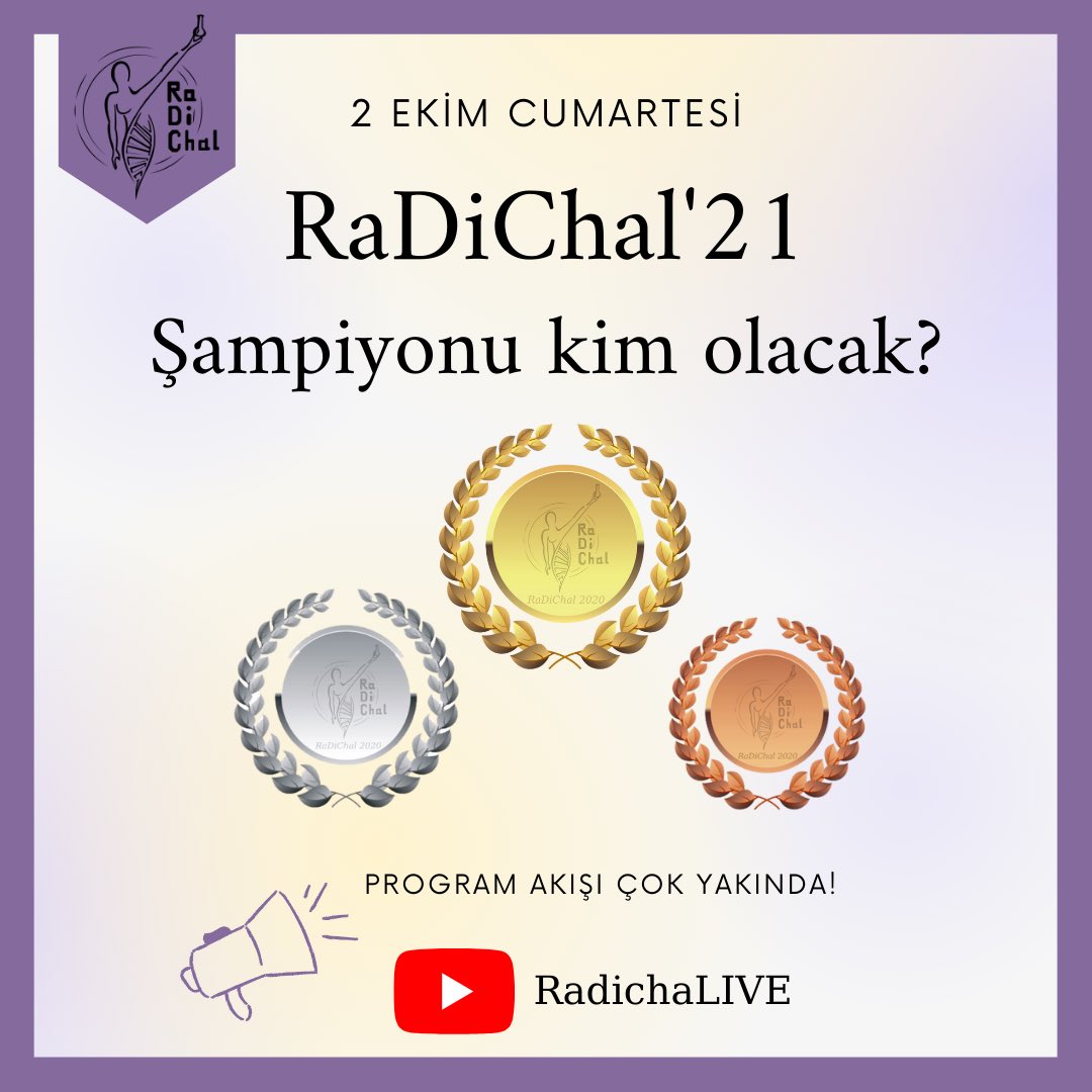 RaDiChallenge's tweet photo. Beklenen gün geliyoor! Yine çok heyecanlı, mücadele dolu bir gün bizleri bekliyor. RaDiChal 2021 finaline çok az kaldı. 2 Ekim 11.00-14.00 arasında yarışacak tam 25 takımımız var 🤩 https://t.co/z8xW1IIDIS